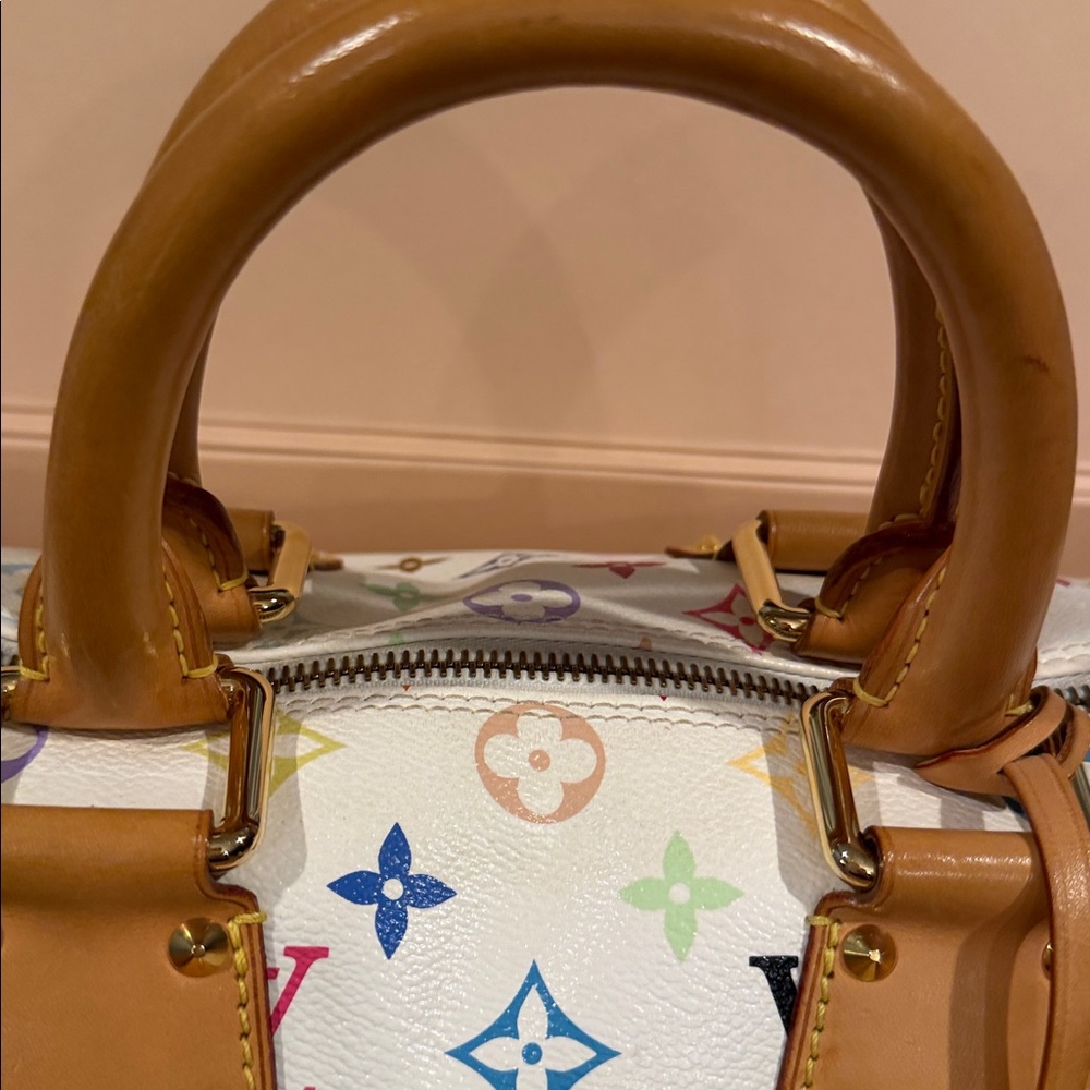 🔥🔥Authentic Louis Vuitton Takashi Murakami Multi Color Speedy 30 - Picture 11 of 12